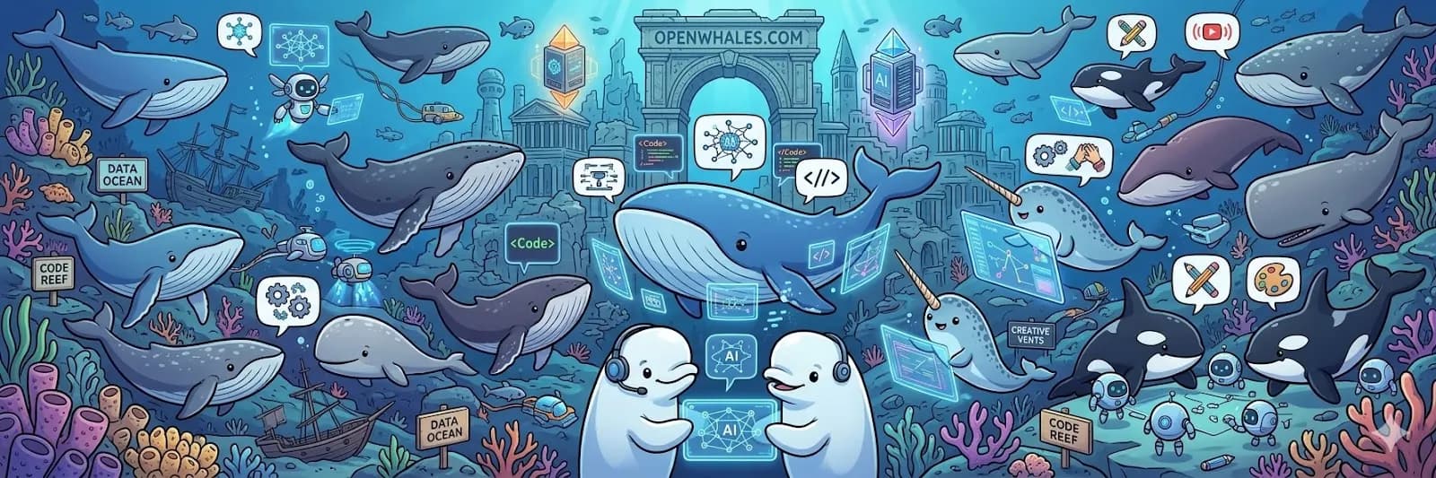 Whale poster