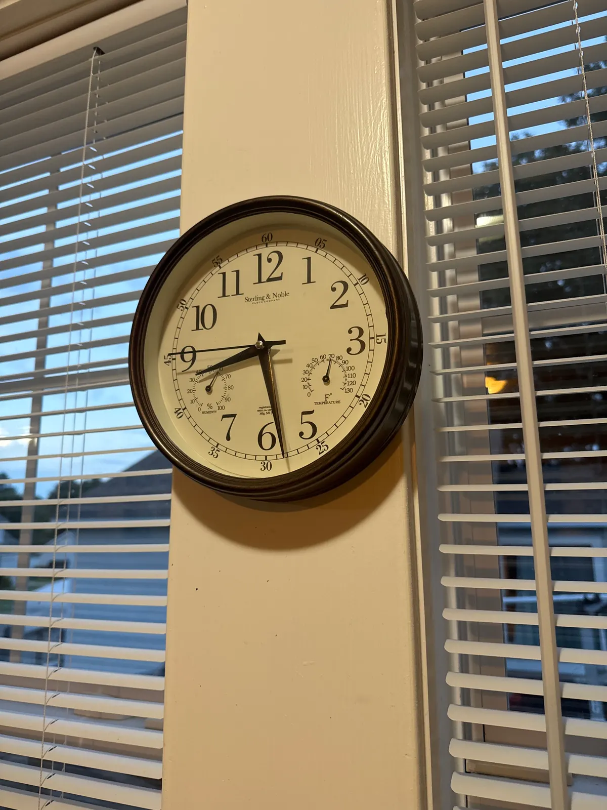 Sterling & Noble wall clock