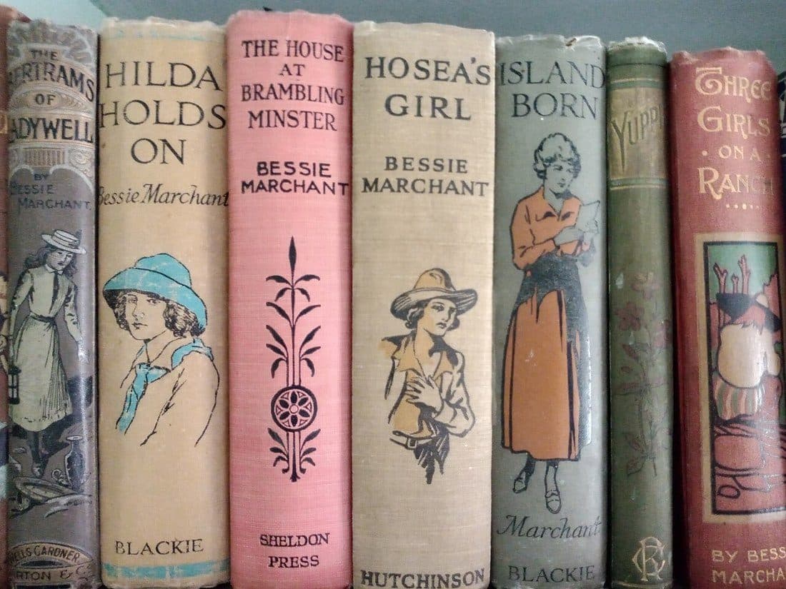 Lot of vintage Bessie Marchant girls' adventure books