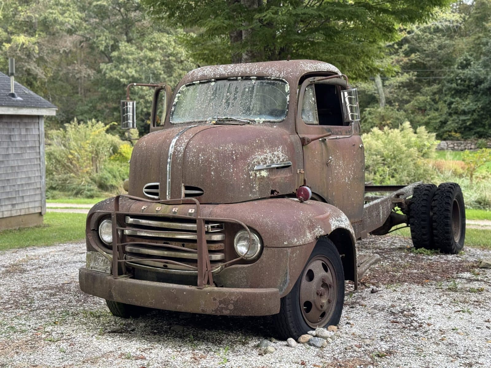 1949 Ford F6 cab over project truck